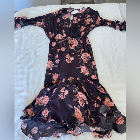 Johanna Ortiz X H&M Cottage core Floral Long Sleeve Dress - Picture 15 of 15